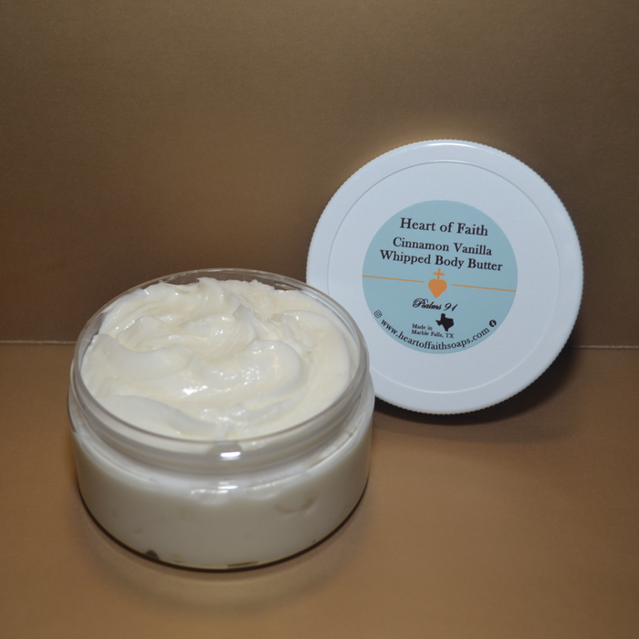 7oz Cinnamon Vanilla Whipped Body Butter