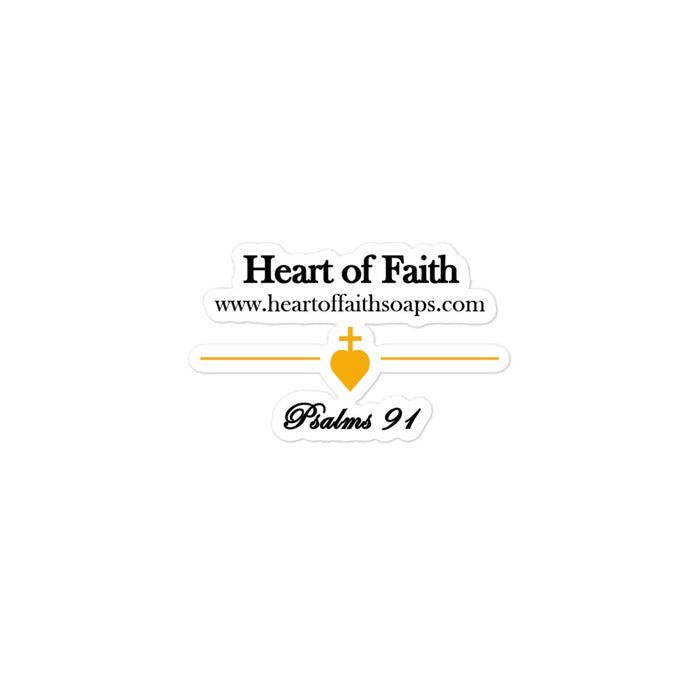 Heart of Faith Sticker