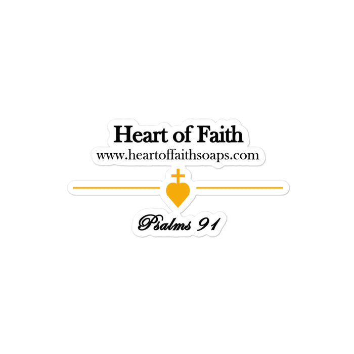 Heart of Faith Sticker