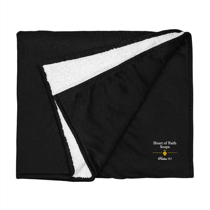 Heart of Faith Sherpa Blanket