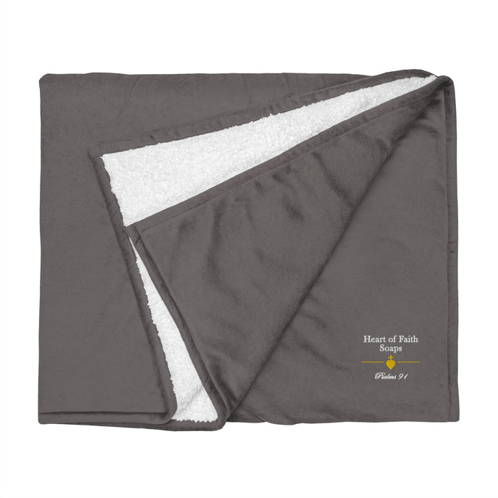 Heart of Faith Sherpa Blanket